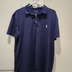 Polo by Ralph Lauren Men’s Navy Polo with White Pony